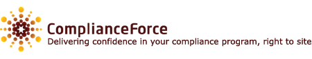 ComplianceForce  Delivering confidence in your compliance grogram, right to site